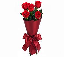 Букет 5 Красных роз Эдлесс Лав в Новое ступино