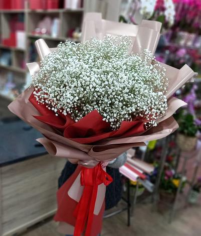 Букет цветов из: Гипсофила в Новое ступино