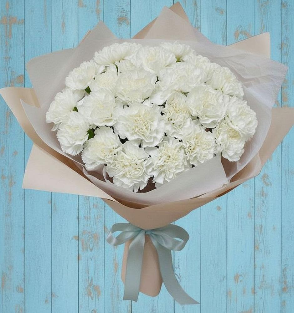 Букет цветов из: Гвоздики в Новое ступино