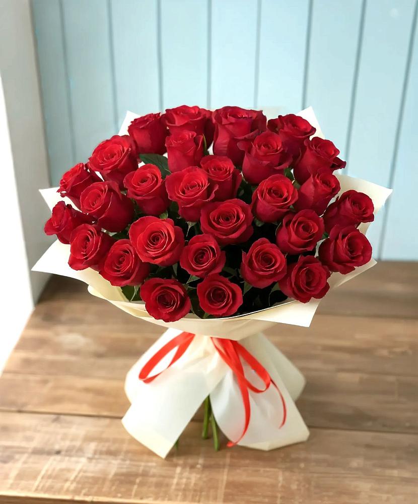 Букет 29 Красных роз в Новое ступино