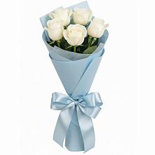 Букет 5 Белых роз Проуд #REPLACE_PRED# Новое ступино