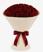 Букет 101 Бордовая роза Блэк Бакарра в Новое ступино