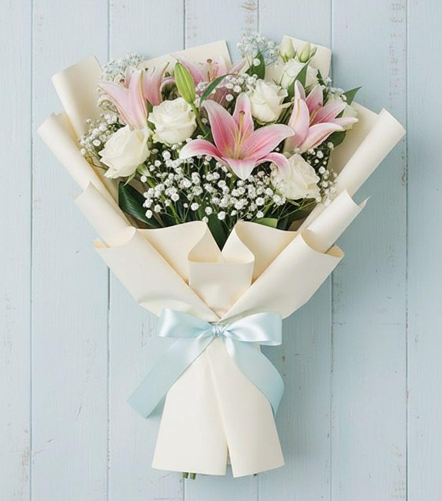 Букет цветов из: Лилии в Новое ступино