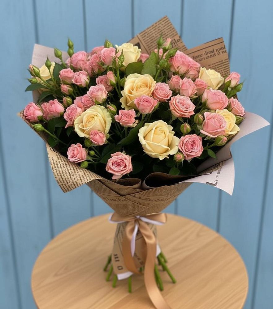 Букет цветов из: Розы в Новое ступино