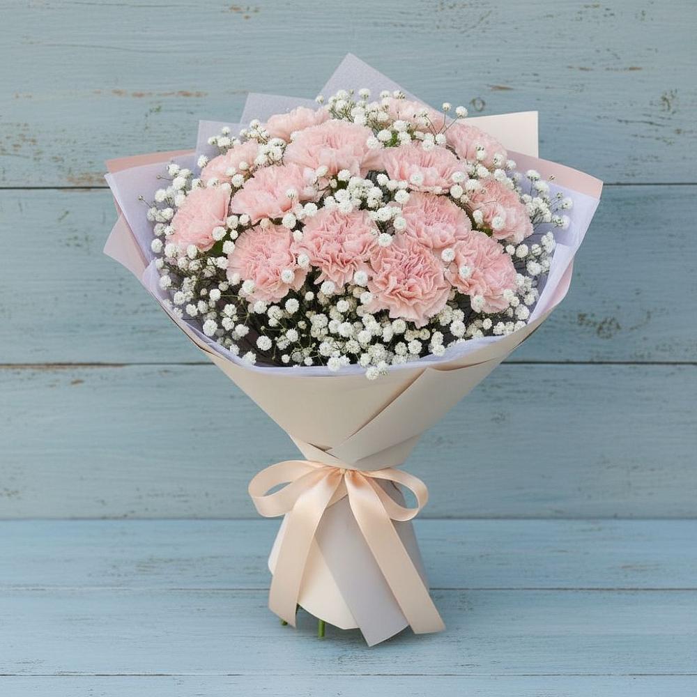 Букет цветов из: Гвоздики в Новое ступино