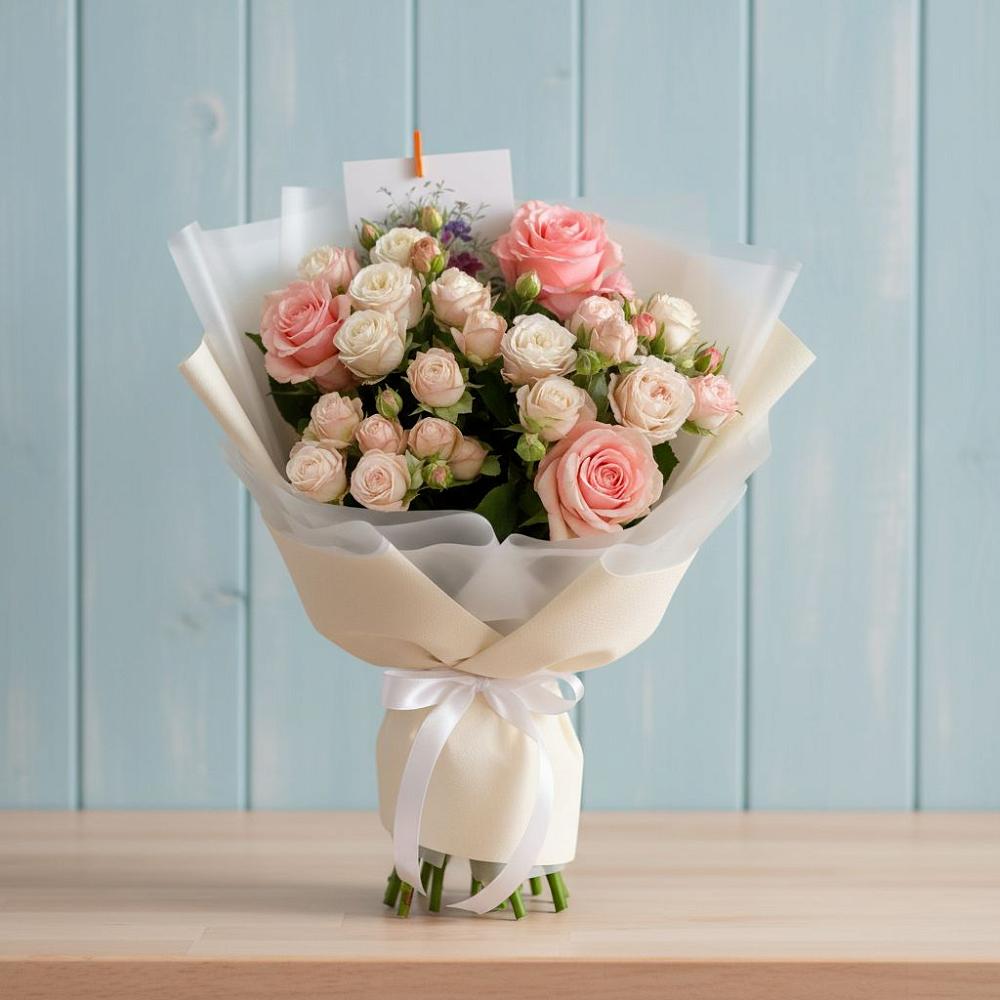 Букет цветов из: Розы в Новое ступино