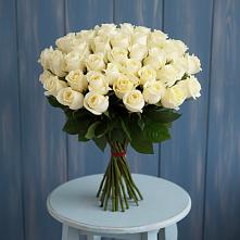 Букет 51 Белая роза Эдлесс Лав #REPLACE_PRED# Новое ступино