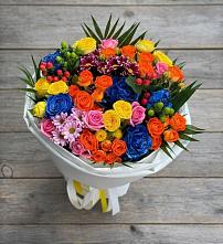 Букет цветов из:  Розы и Хризантемы #REPLACE_PRED# Новое ступино