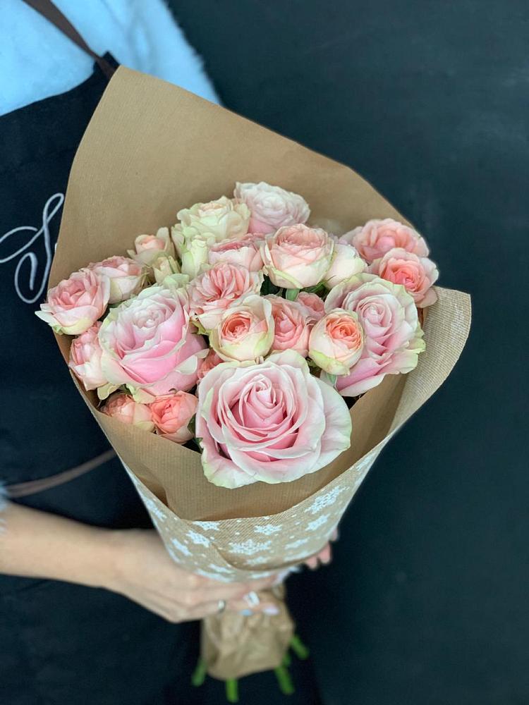 Букет цветов из: Хризантемы и Розы в Новое ступино