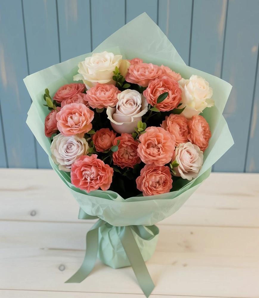 Букет цветов из: Розы в Новое ступино