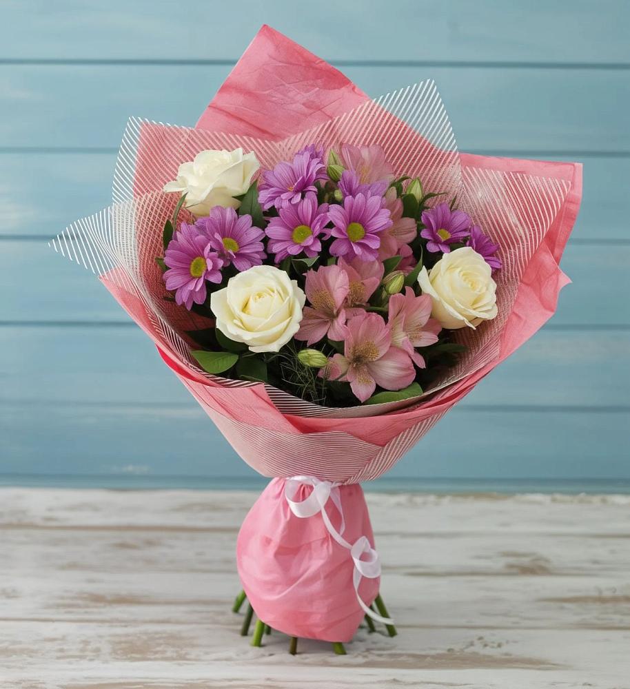 Букет цветов из: Герберы в Новое ступино