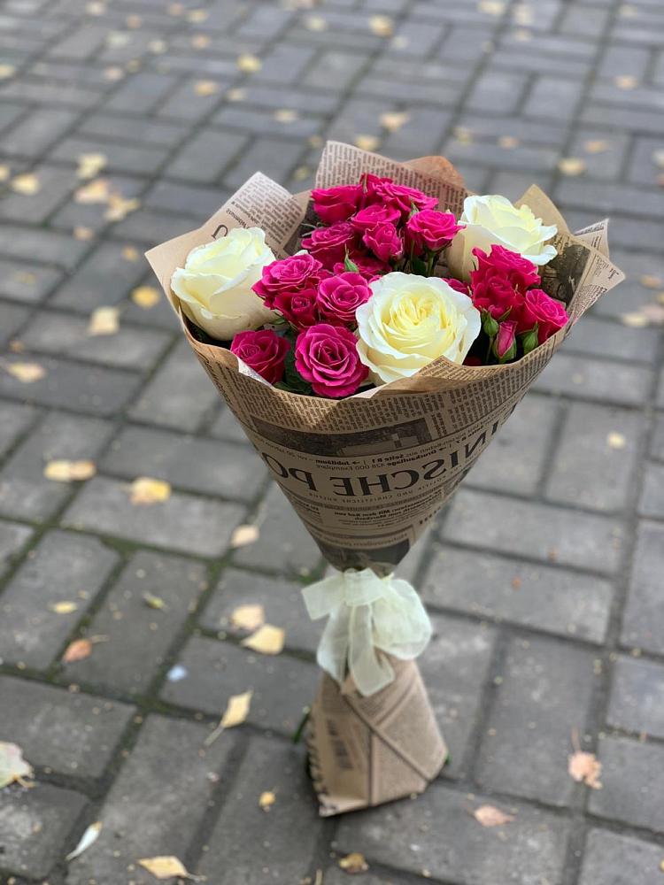 Букет цветов из: Розы в Новое ступино