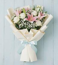 Букет цветов из:  Лилии в Новое ступино