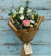 Букет цветов из:  Розы и Лизиантусы #REPLACE_PRED# Новое ступино