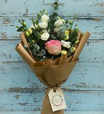 Букет цветов из:  Розы и Лизиантусы в Новое ступино